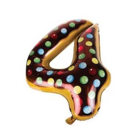 Doughnut Number Helium Balloon 101cm