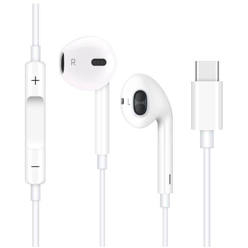 Type C Earphones White