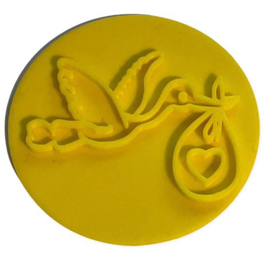 Hubbe Stork Cookie Embosser