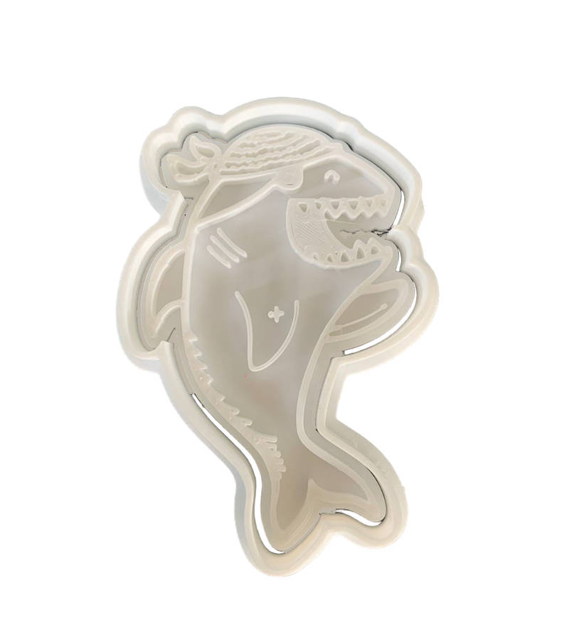Hubbe Cookie Cutter - Pirate Shark