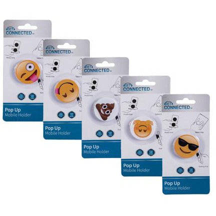Mobile Phone Emoji Pop-Up Holder - Assorted