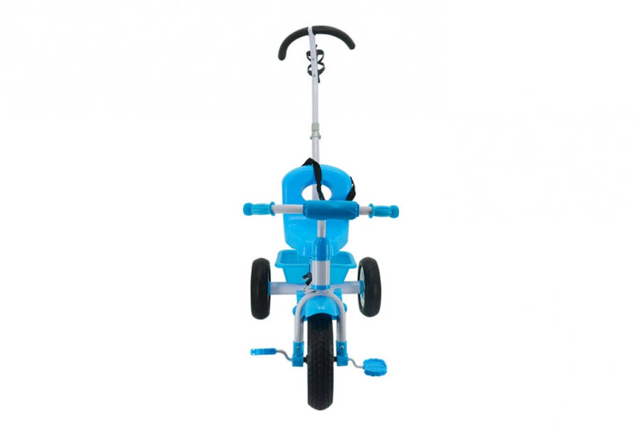 TRICYCLE WITH TURNING HANDLE BLUE