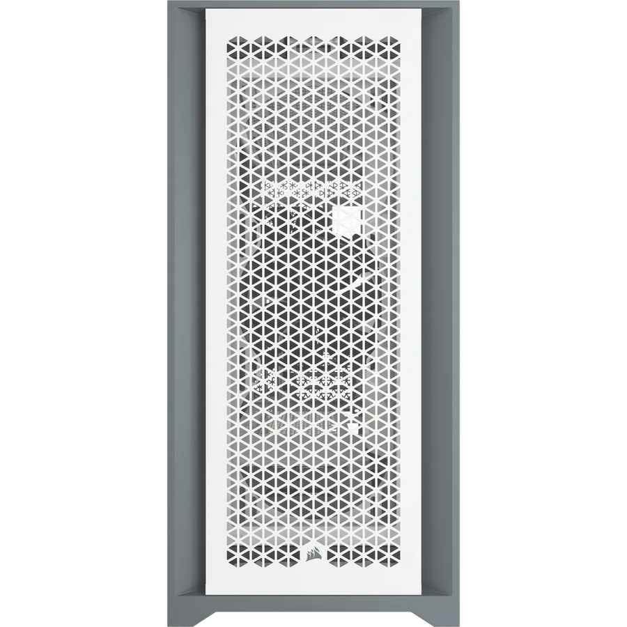 5000D Airflow Tempered Glass Mid-Tower; White - 4x3.5''; 2x2.5''; Up to 360mm Liquid Coolers - AT...