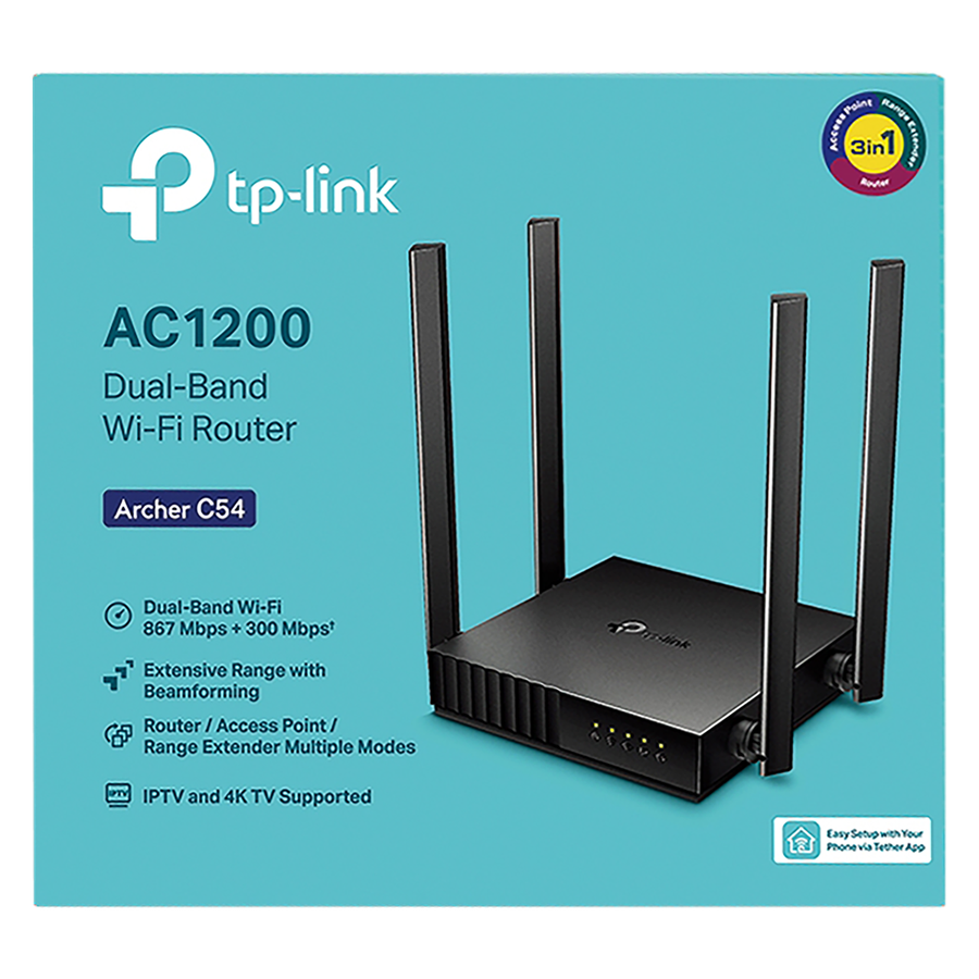 TP-Link Archer C54 AC1200 Dual Band Wi-Fi Router