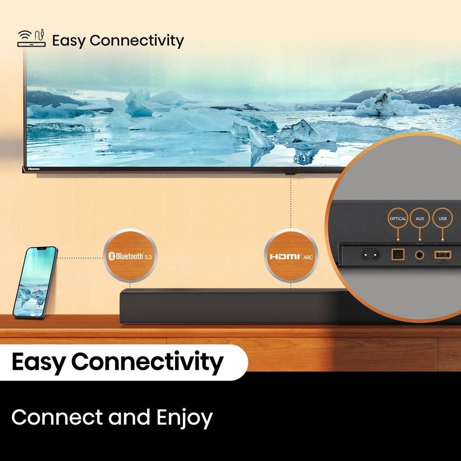 Hisense HS5100 5.1-Channel 510W Sound Bar