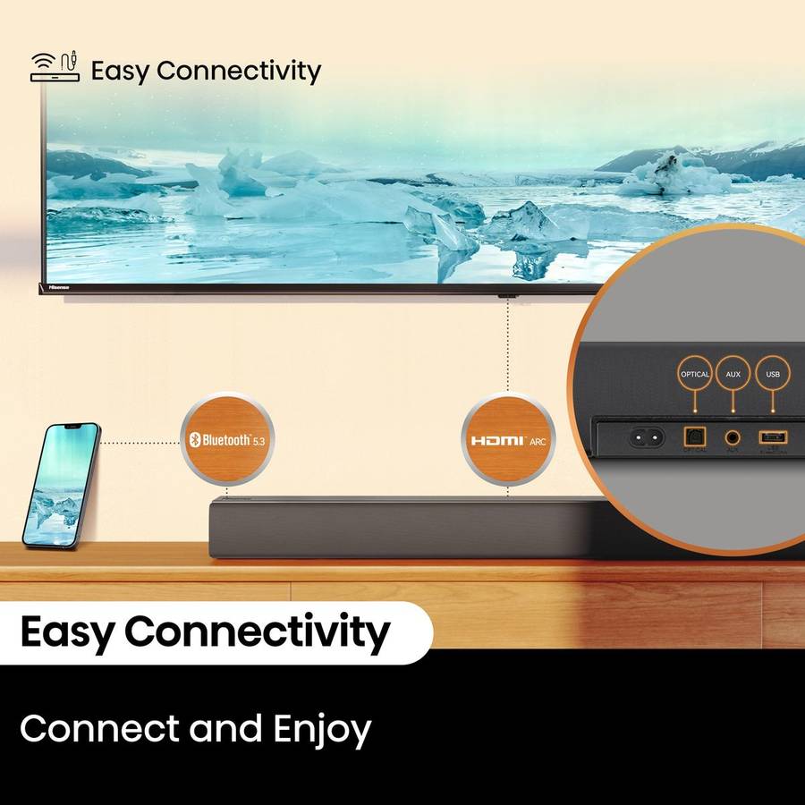 Hisense HS3100 3.1 Channel Soundbar