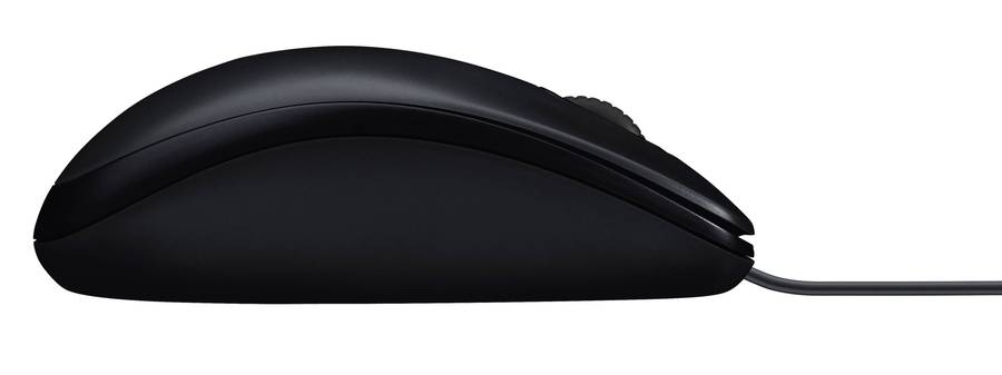 Logitech Corded Mouse M90 (Black) USB 3 buttons optical tracking with wheel