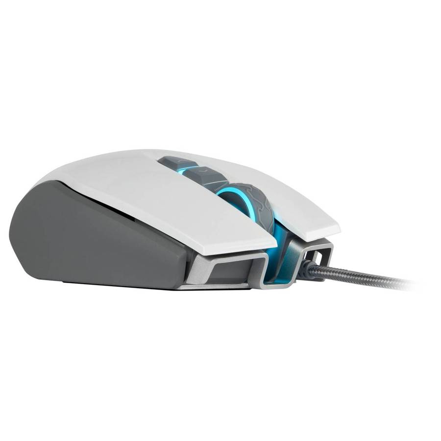 Corsair CH-9309111 M65 RGB Elite 18,000 DPI Tunable White Wired Optical Gaming Mouse (UNBOXED DEAL)