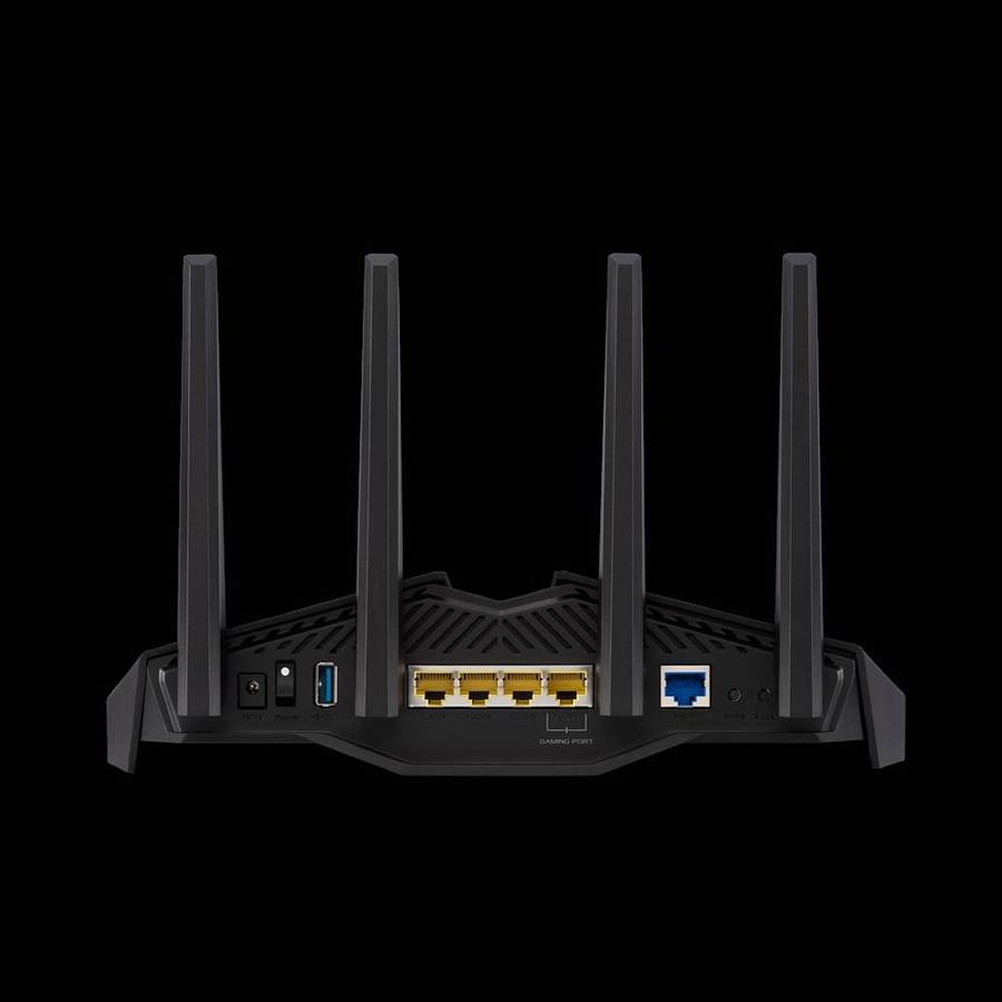 AX5400 Dual Band WiFi 6 Gaming Router; PS5 compatible; Mobile Game Mode; ASUS AURA RGB;Mesh WiFi ...