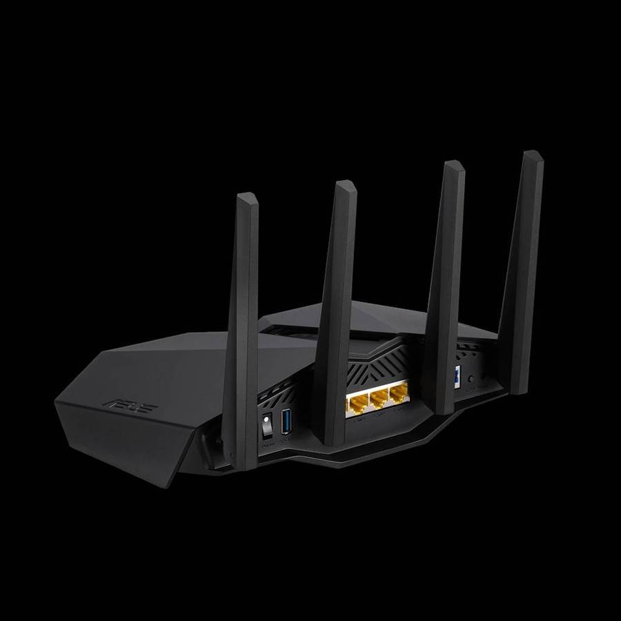 AX5400 Dual Band WiFi 6 Gaming Router; PS5 compatible; Mobile Game Mode; ASUS AURA RGB;Mesh WiFi ...