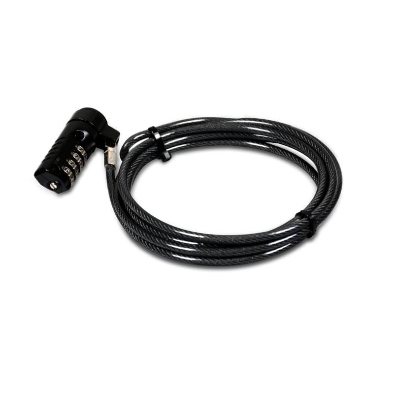 Port Connect T-Bar Slot 4 Digit Combination Lock 1.8m Black