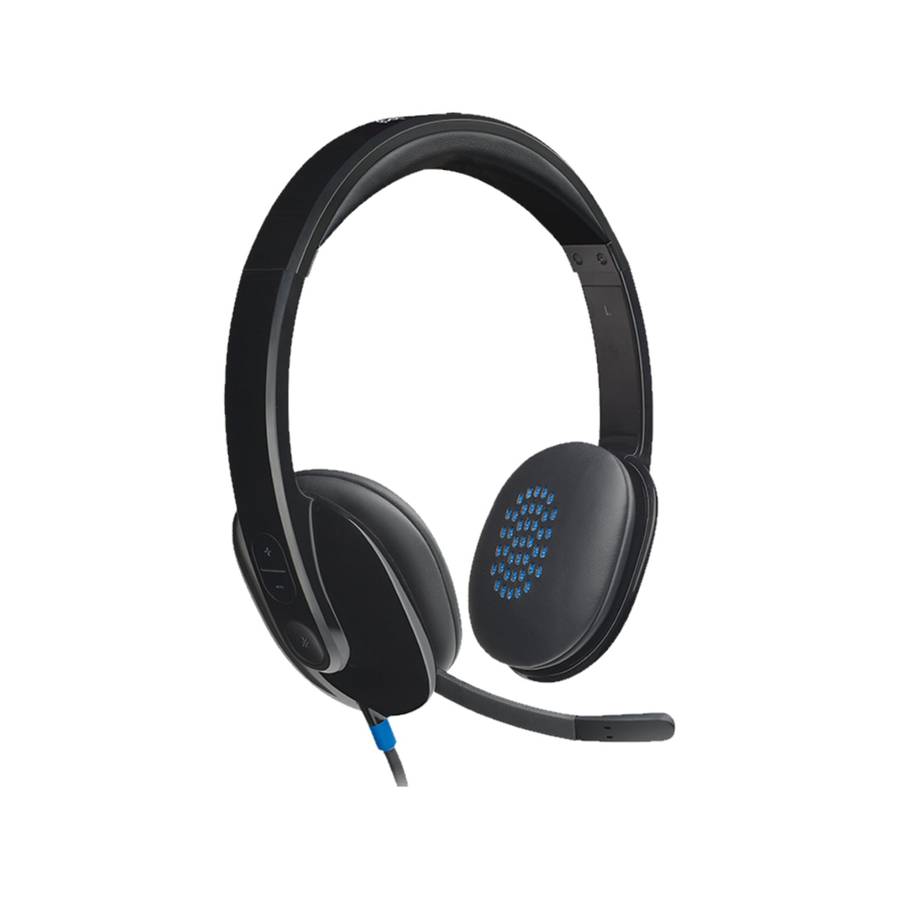 LOGITECH H540 USB COMPUTER HEADSET WITH HD SOUND AND ON-EAR CONTROLS