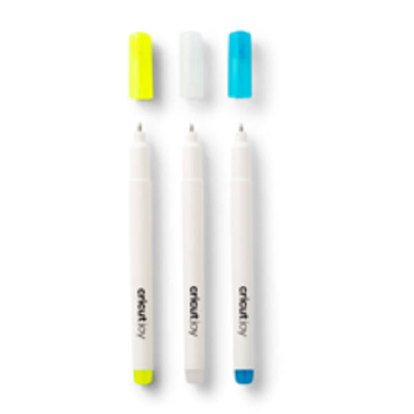 2009381 - Cricut Joy Opaque Gel Pens white; blue and yellow