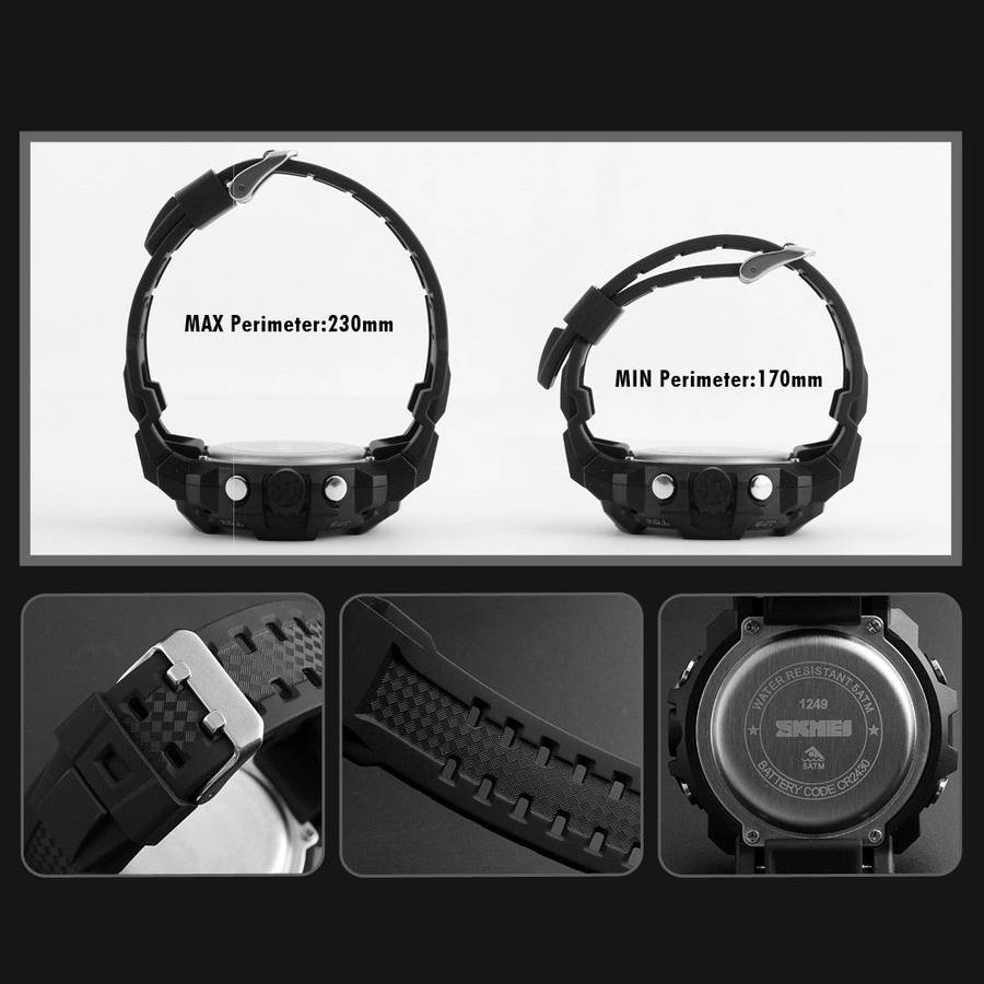 SKMEI 1249 Waterproof  Alarm Bluetooth Sports Watch
