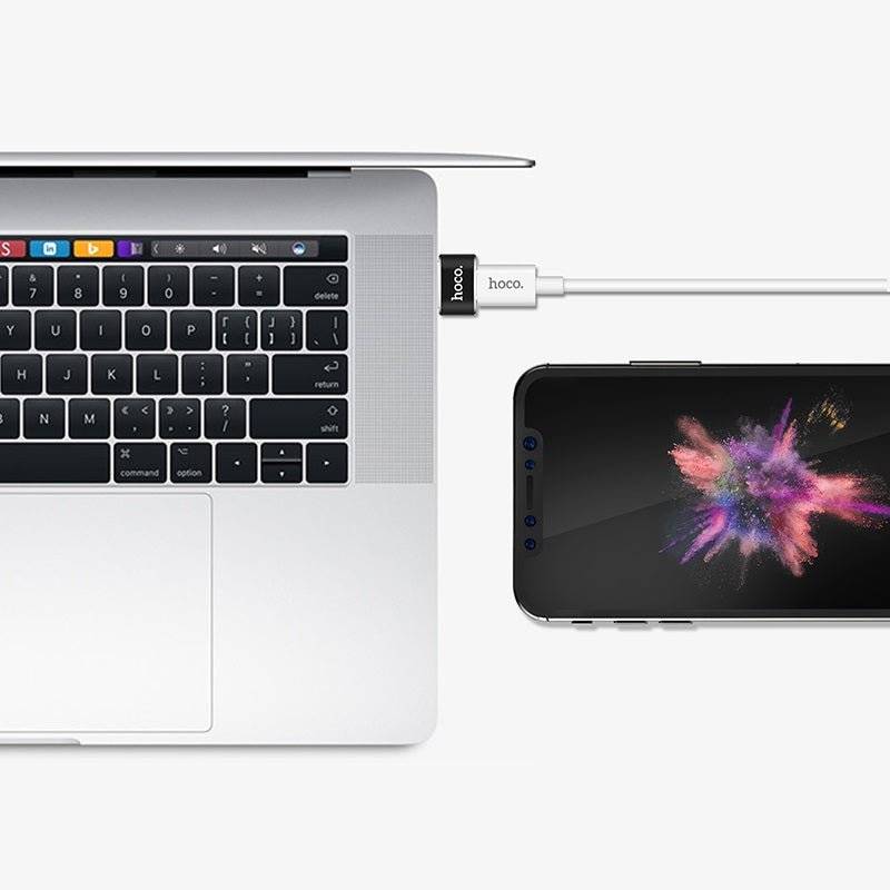Usb to Type-c OTG Adapter USB-A to Type-C charging data transfer convertor - Hoco UA6