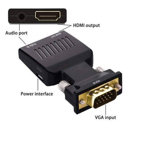 VGA to HDMI Adapter with Audio