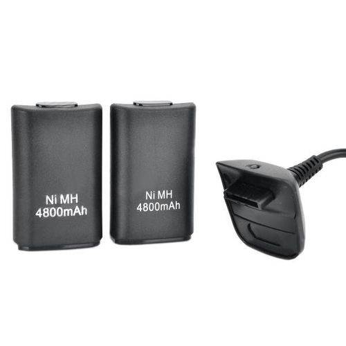 Xbox 360 Controller Generic Double Battery pack- Black