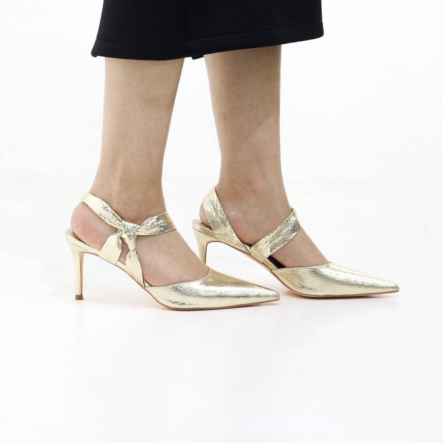 Kenna stiletto 8.2cm heel with metallic finish