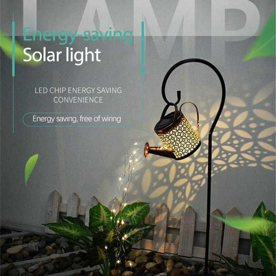 Outdoor Watering Can Solar Light (Damaged box)