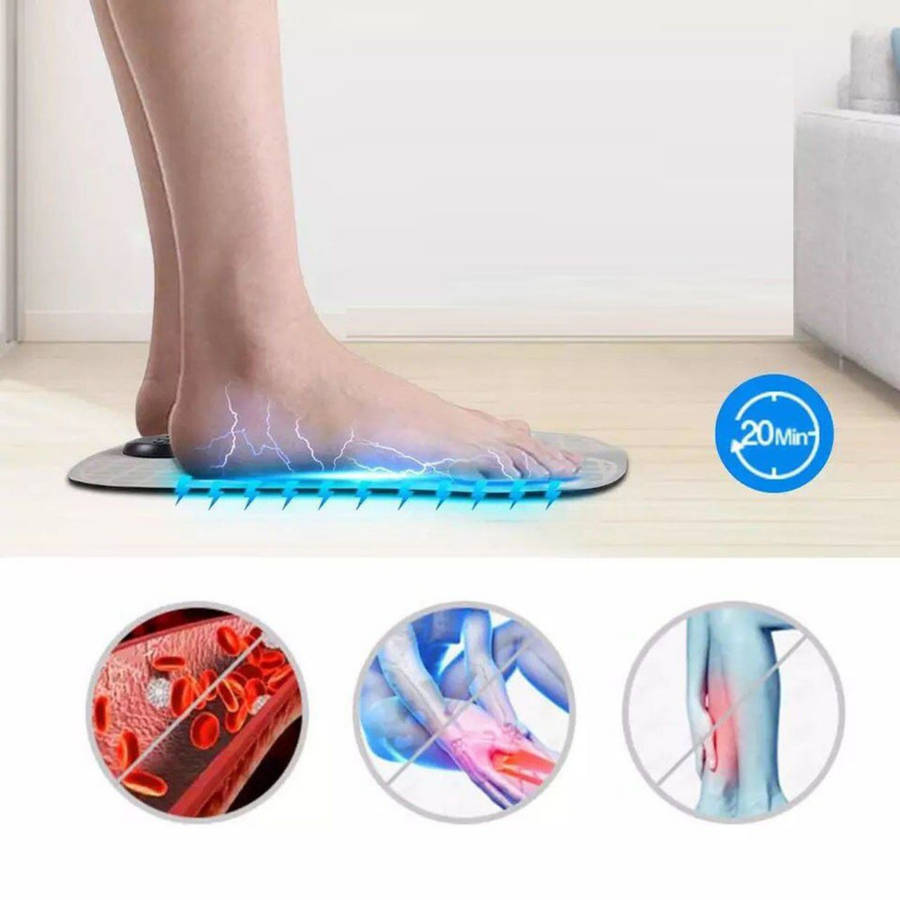 Rechargeable EMS Muscle Stimulator Foot Massager