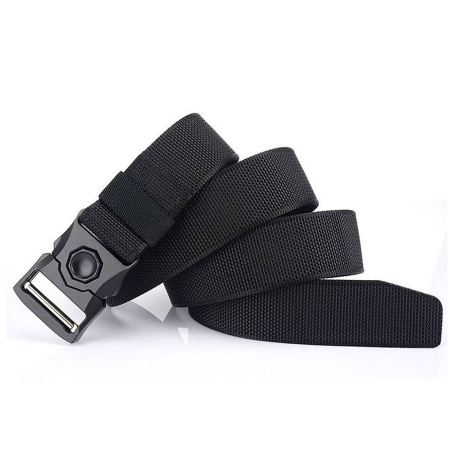 Tactical Quick-Release Metal Buckle Belt