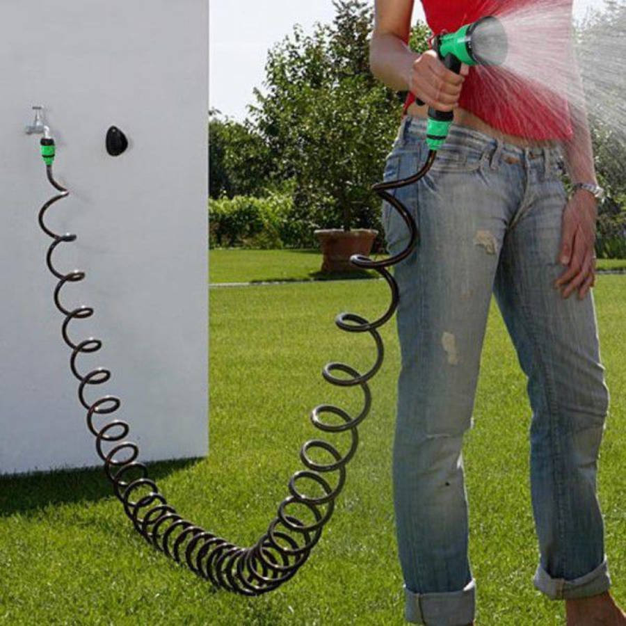 Garden 15m Spiral Hose Set - DAMAGED PACKAGING