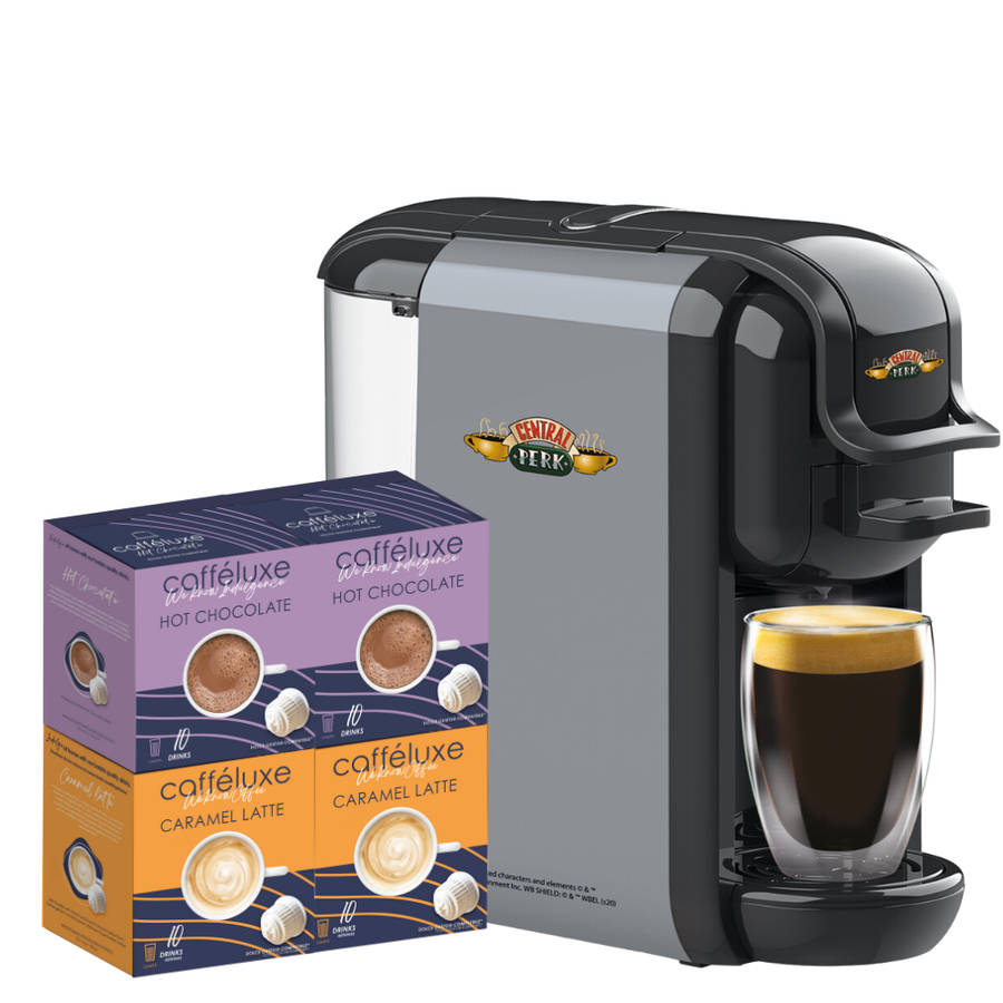 Caffeluxe F.R.I.E.N.D.S DUO Machine | Nespresso® & Dolce Gusto® Compatible Bundle
