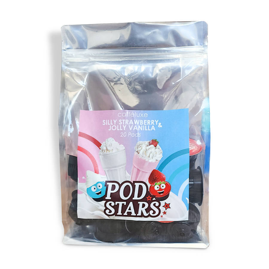 Dolce Gusto Compatible Strawberry and Vanilla Milkshake Capsules | 20 capsules