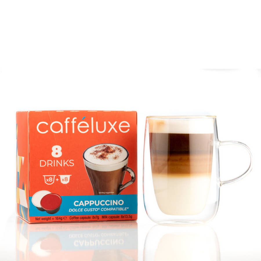 Caffeluxe Mixed Variety Bundle l 48 Capsules l NESCAF Dolce Gusto Compatible Pods