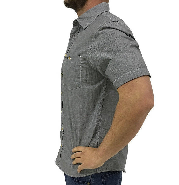 Casual Shirt Charcoal Stripe