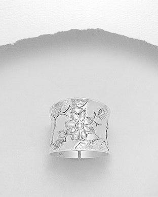 Solid 925 Sterling Silver Ring Size 7