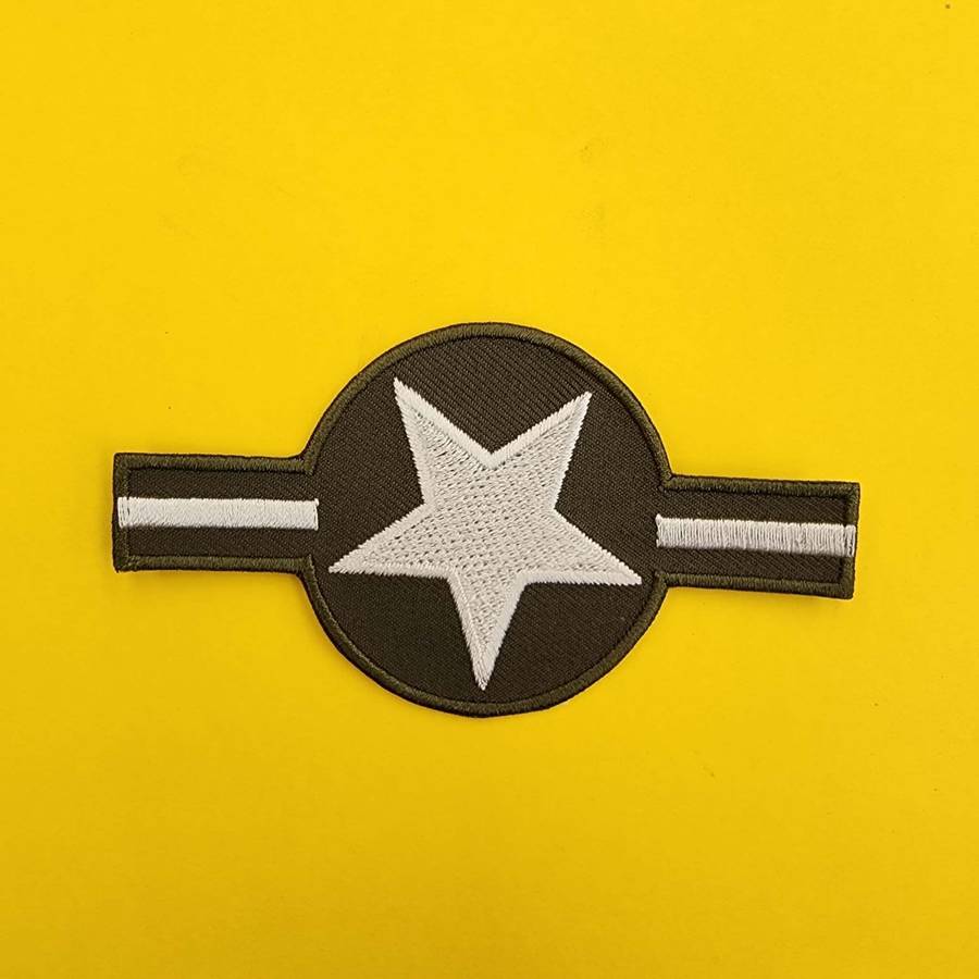 Army Star Iron on Patch