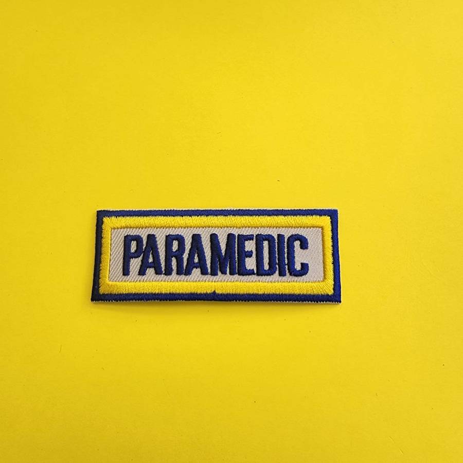 Paramedic Iron on Patch