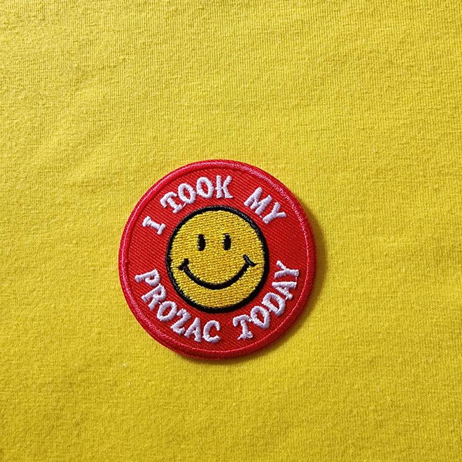 Prozac Iron on Patch