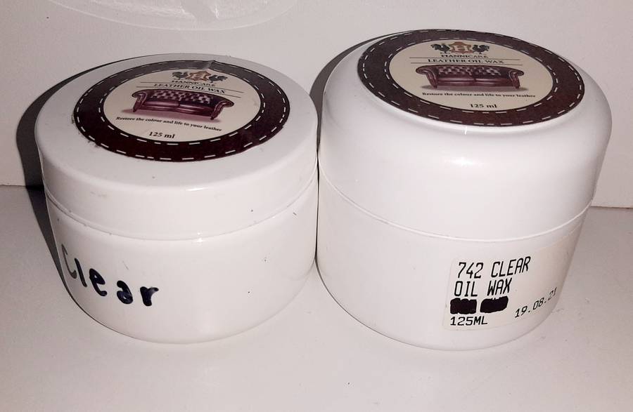Leather Oil wax - Clear ( used on any leather colour)
