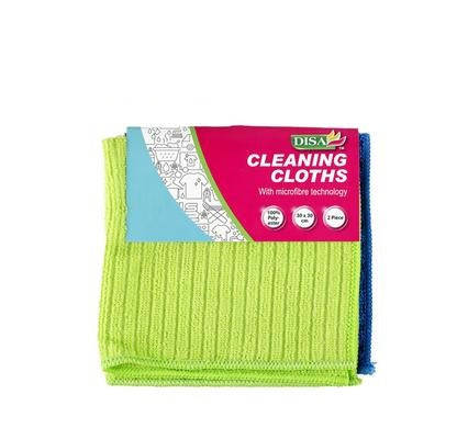 2 Pack Microfibre Cleaning Cloths 30x30cm Scratch Free, Quick Dry, Machine Washable, Multi-Purpos...
