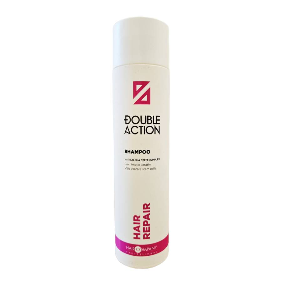 Hair Company Professional Double Action Hair Repair Shampoo 250ml with Aplha Stem Complex and Bio...