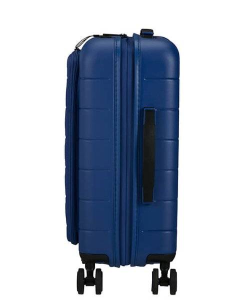 American Tourister Novastream 55cm Expandable Cabin Spinner - Laptop Compartment | Navy Blue