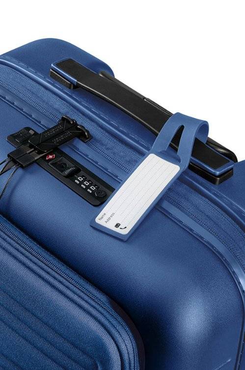 American Tourister Novastream 55cm Expandable Cabin Spinner - Laptop Compartment | Navy Blue