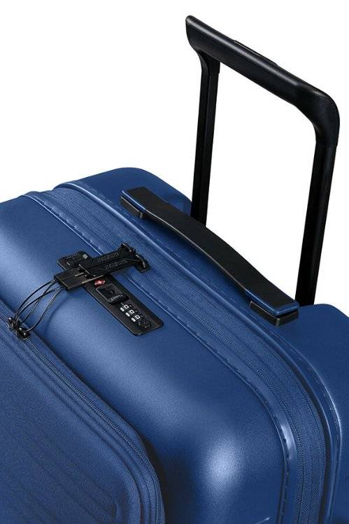 American Tourister Novastream 55cm Expandable Cabin Spinner - Laptop Compartment | Navy Blue