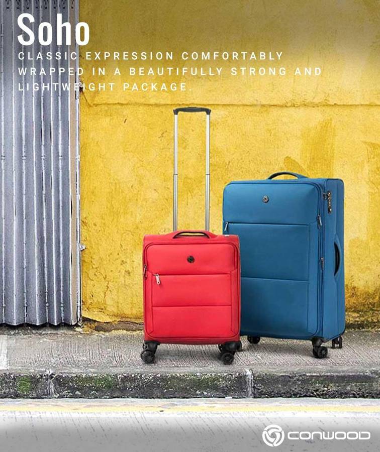 Conwood Soho Spinner Luggage Set | Red