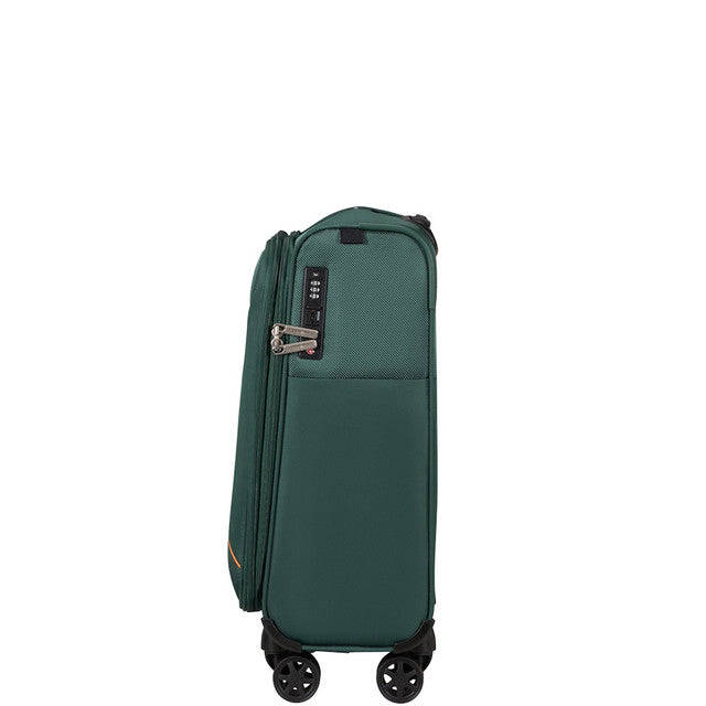 Samsonite Base Breeze 4 Wheel Exp Cabin Suitcase - 55cm Dark Green