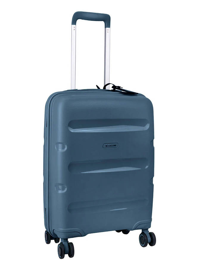 Cellini Cruze 3 Piece Set Navy +Free Large & medium Plastic luggage protector cover