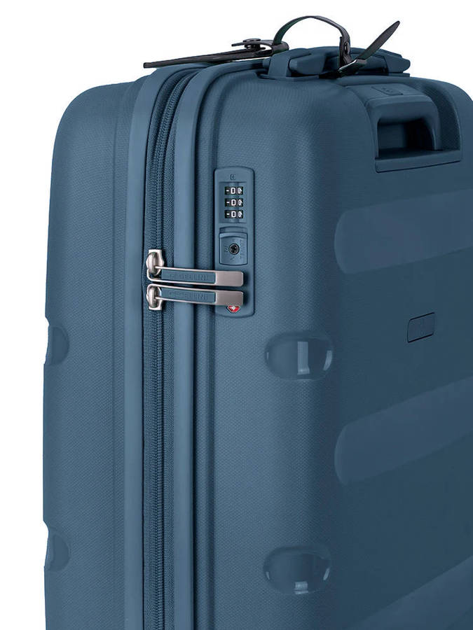 Cellini Cruze 3 Piece Set Navy +Free Large & medium Plastic luggage protector cover