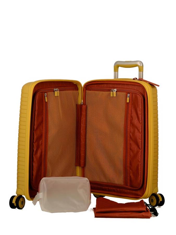 Jump Evae 4 Wheel Carry On Trolley Yellow