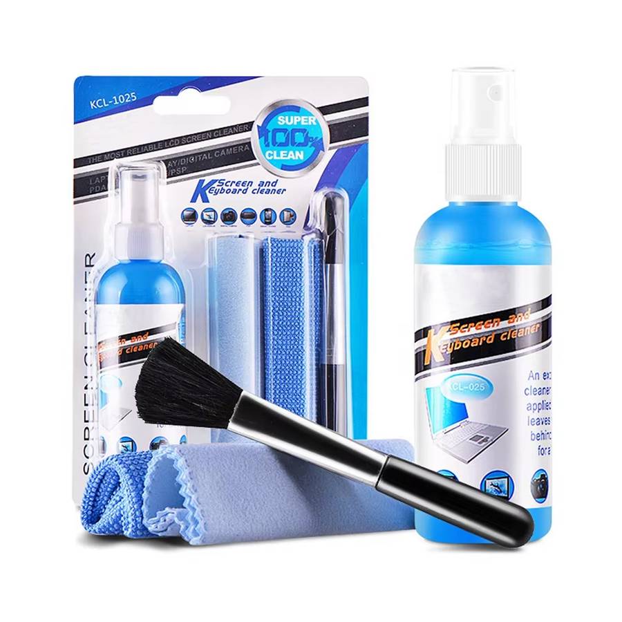 LCD Screen Cleaning Kit | Streak-Free Spray & Microfiber Cloth for TV, Laptop & Phone | KCL 1025 ...