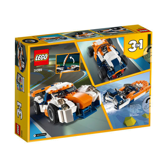 LEGO CREATOR 3-in-1 Sunset Track Racer 31089