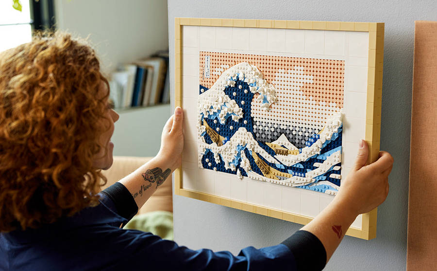 LEGO Art Hokusai  The Great Wave Building Kit 31208