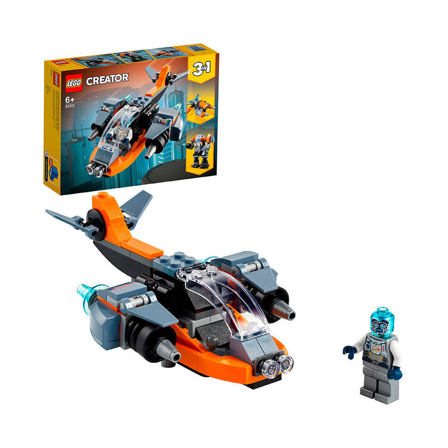 LEGO Creator 3in1 Cyber Drone Building Kit 31111