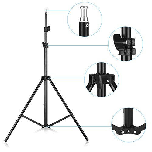 CRAPHY 440W Professional Studio Flash Photography Kit, Strobe Flash and Softbox Lighting Kit with...
